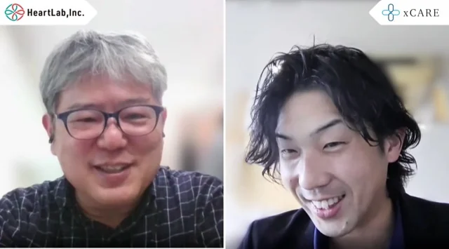 ハートラボ株式会社とxCAREメンバーのオンライン対談